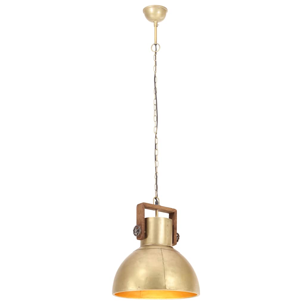 Industriell hengelampe 25 W messing rund 40 cm E27