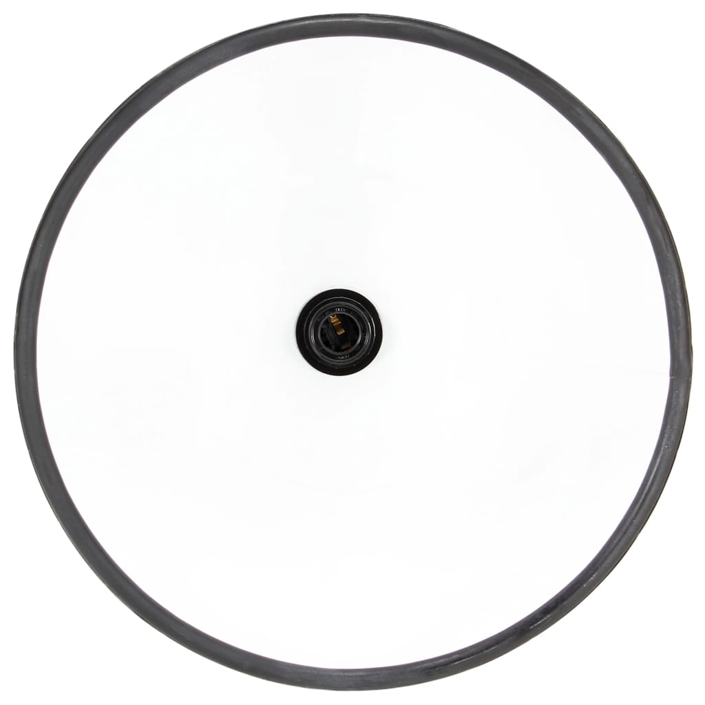 Industriell hengelampe 25 W svart rund 30 cm E27