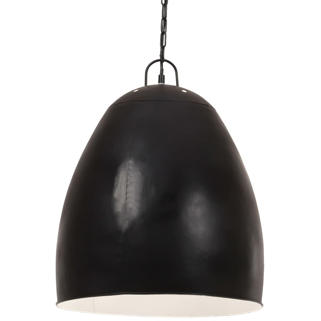 Industriell hengelampe 25 W svart rund 42 cm E27 vidaXL