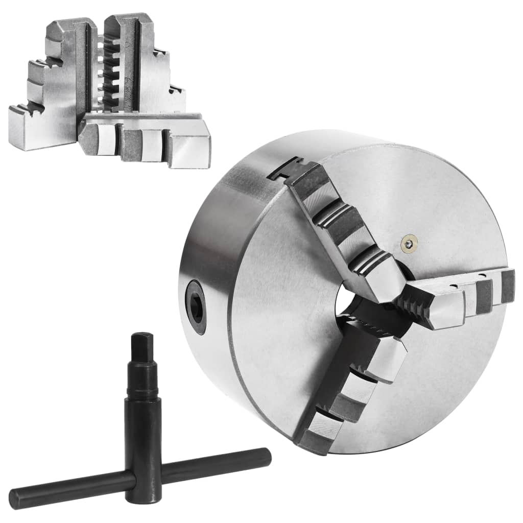Selvsentrerende chuck til dreiebenk 3 bakker 160 mm stål K11 160