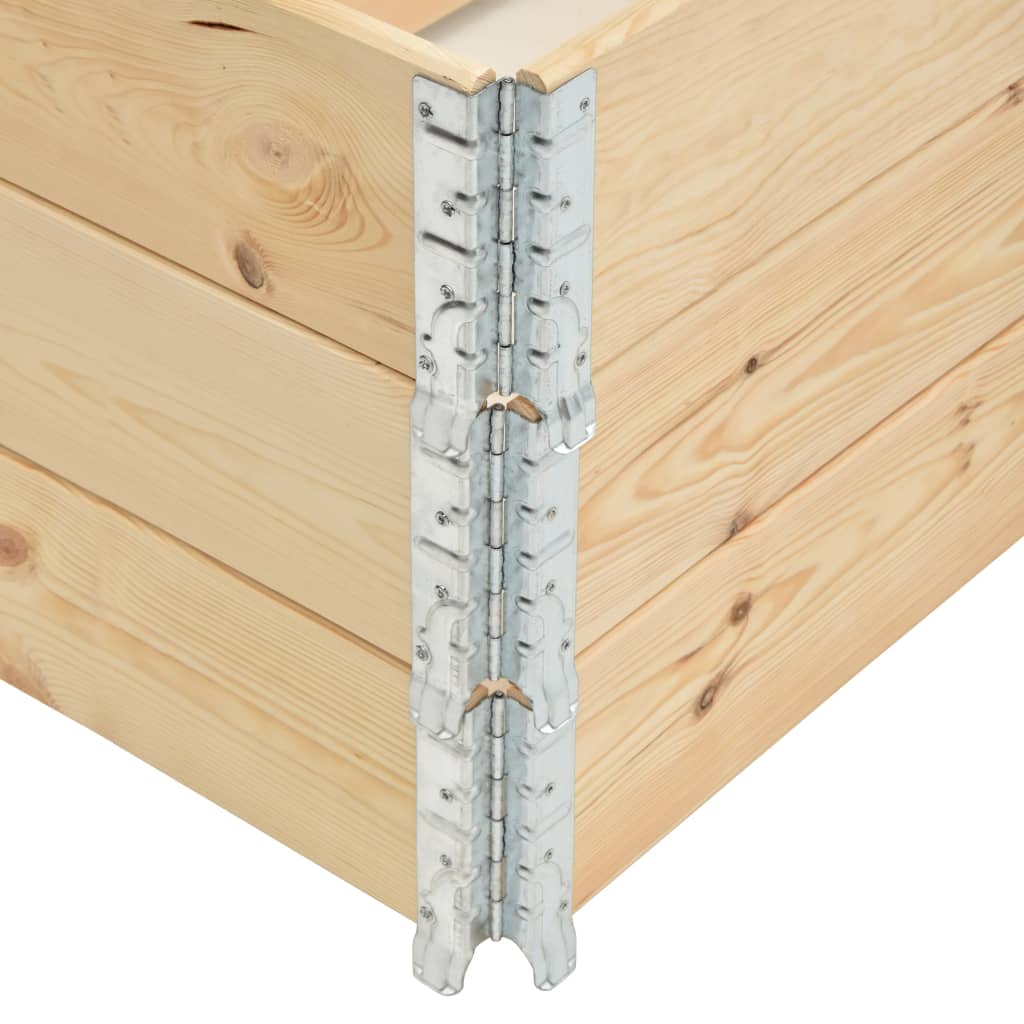 Høybed 3 stk 50x100 cm heltre furu