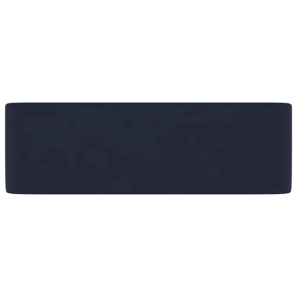 Luksuriøs servant matt mørkeblå 41x30x12 cm keramisk
