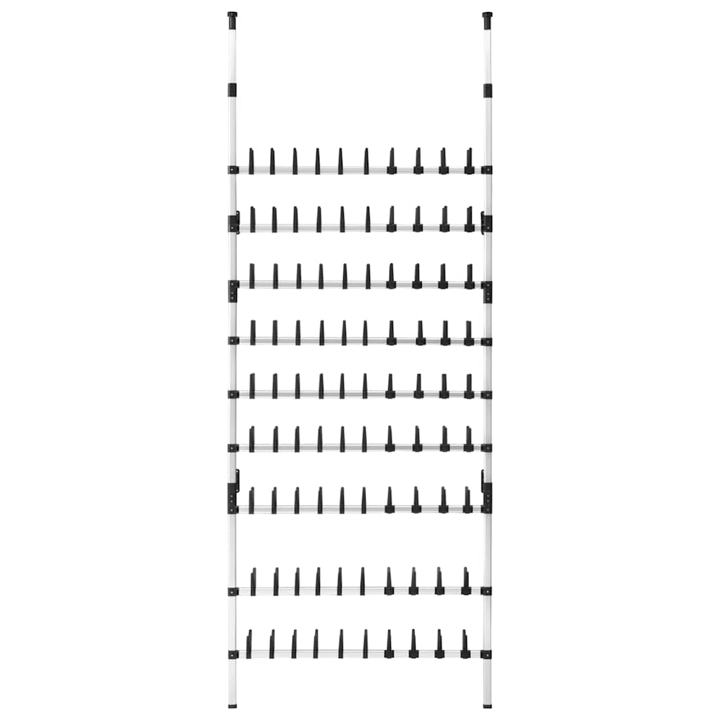 Teleskopisk skostativ med stenger aluminium