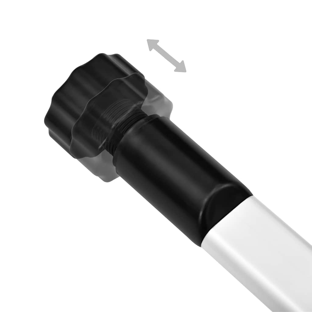 Teleskopisk skostativ med stenger aluminium