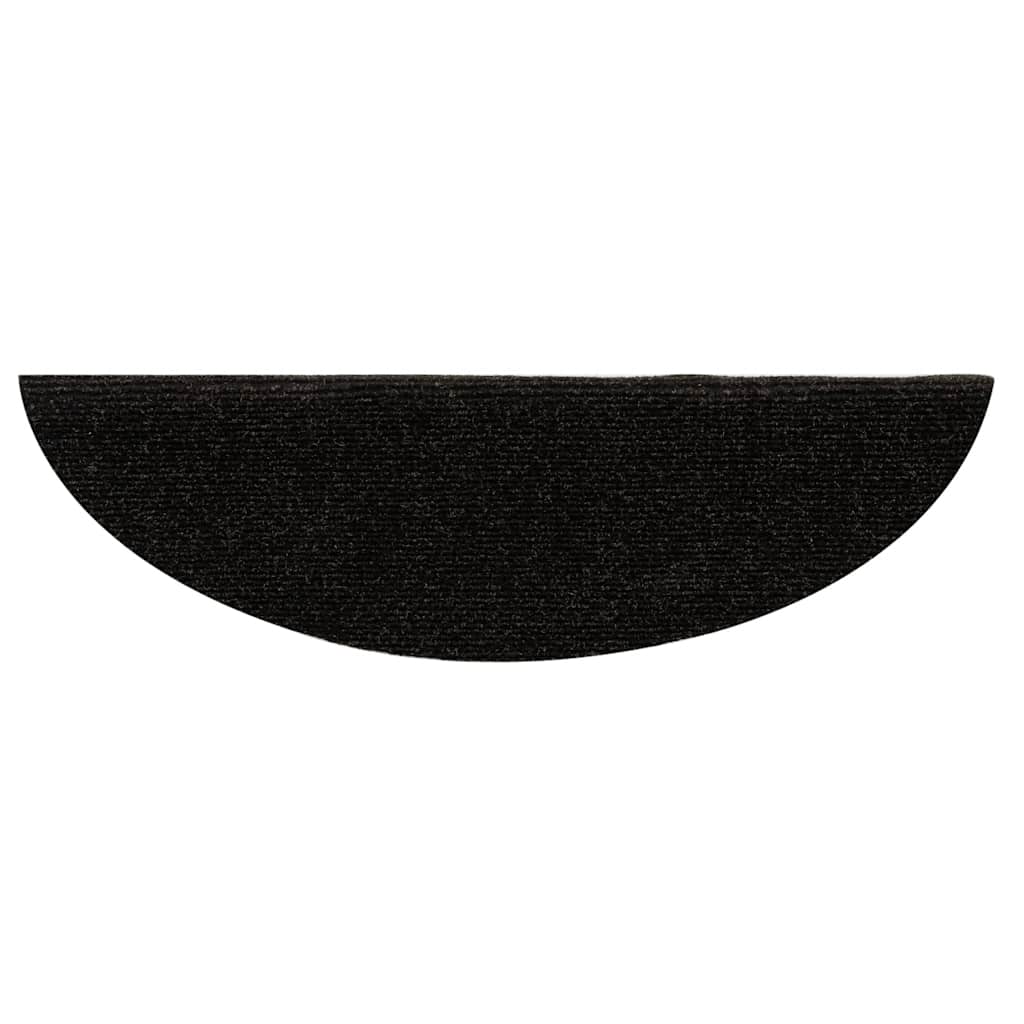 Trappematter selvklebende 15 stk 65x21x4 cm mørkebrune halvrund store