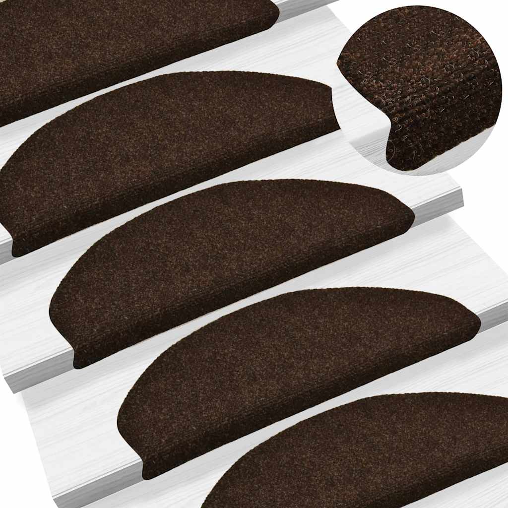 Trappematter selvklebende 15 stk 65x21x4 cm brune halvrund store
