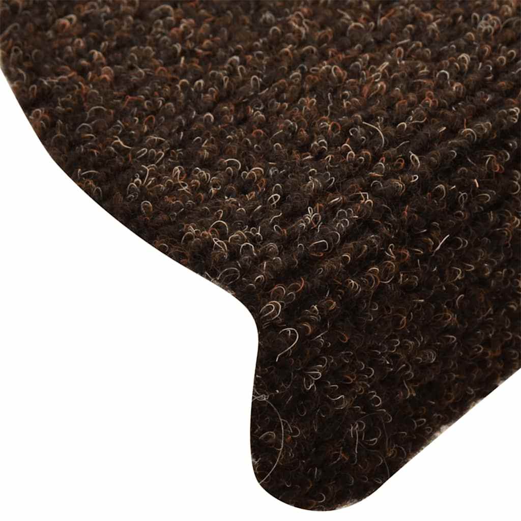 Trappematter selvklebende 15 stk 65x21x4 cm brune halvrund store