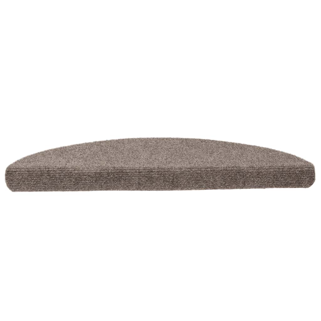 Trappematter selvklebende 15 stk 56x17x3 cm beige halvrund