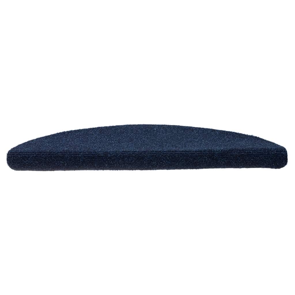 Trappematter selvklebende 15 stk 65x21x4 cm marineblå halvrund store