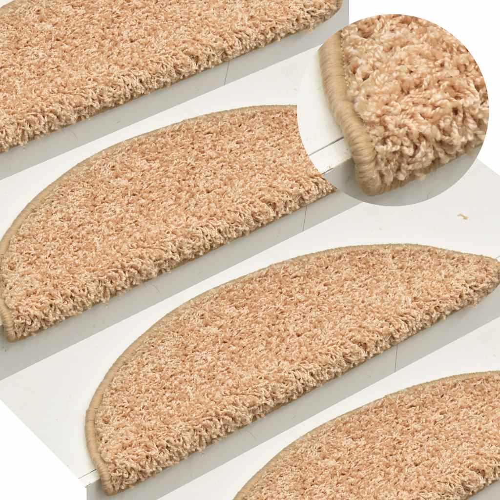 Trappematter 15 stk 65x21x4 cm gull halvrund store