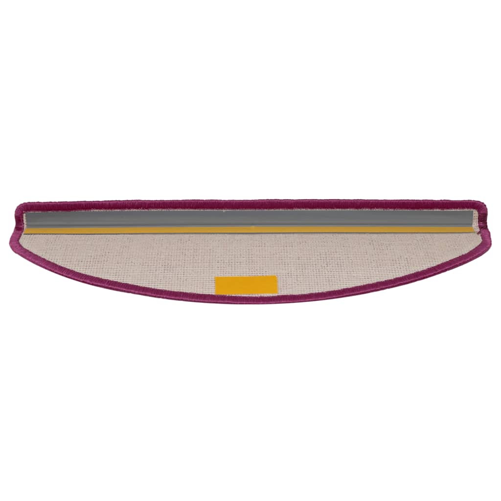 Trappematter 15 stk 65x21x4 cm rosa halvrund store