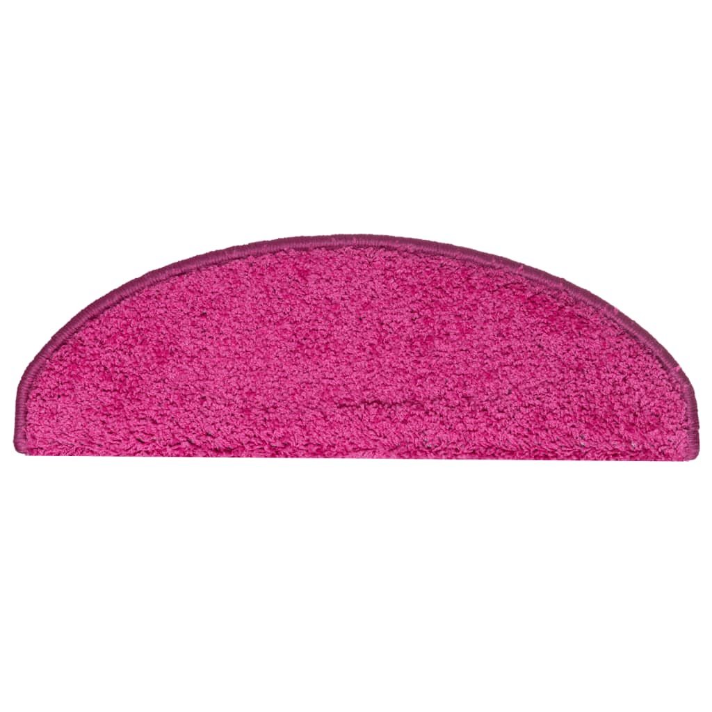 Trappematter 15 stk 65x21x4 cm rosa halvrund store