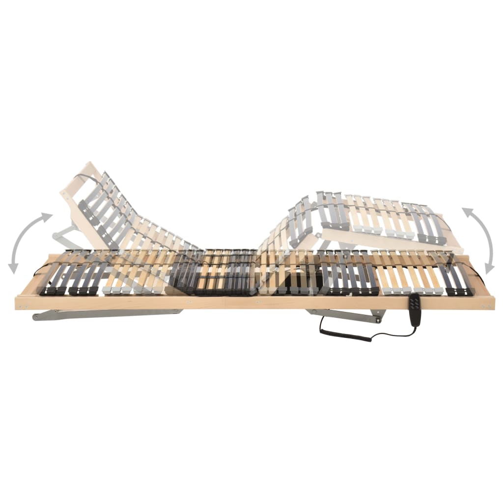 Elektrisk lamellbunn med 42 lameller 7 soner 90x200 cm