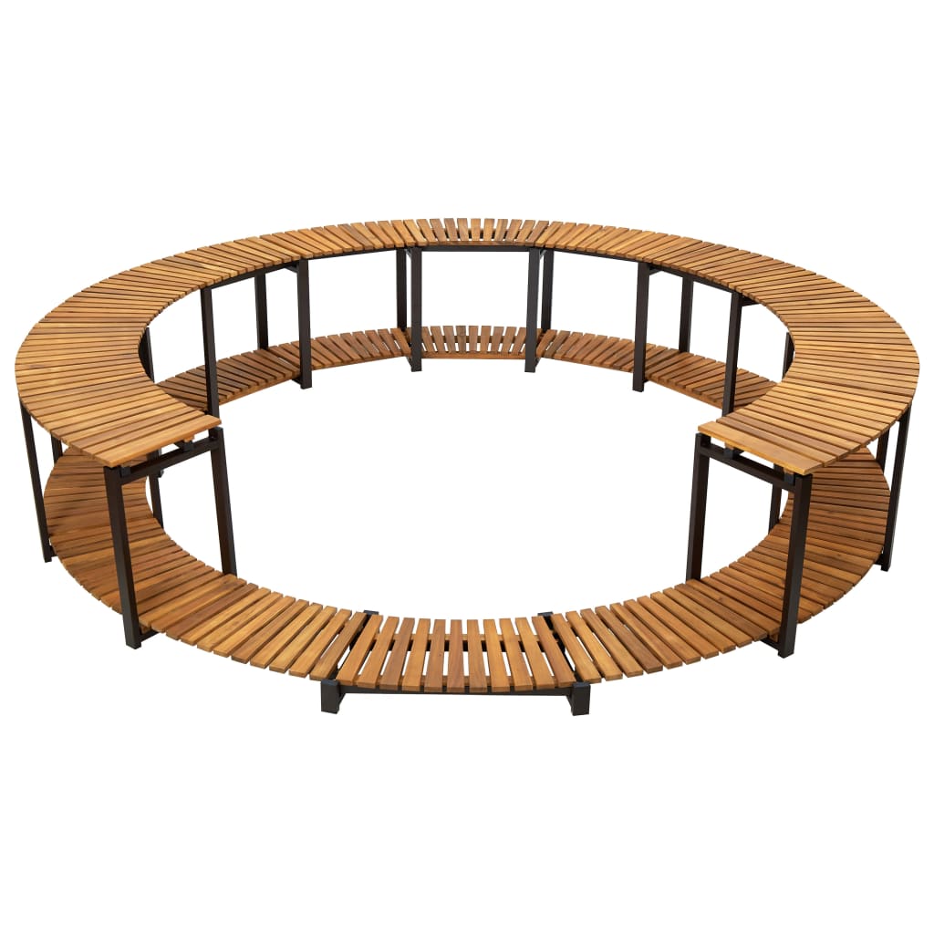 Bassengkant 273x53 cm heltre akasie