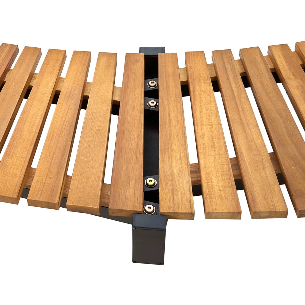 Bassengkant 273x53 cm heltre akasie