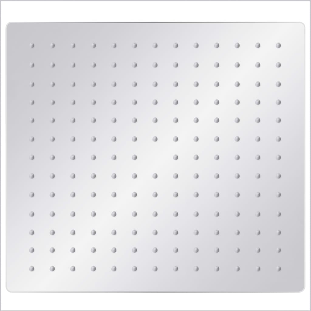 Regndusjhode rustfritt stål 304 30x30 cm firkantet