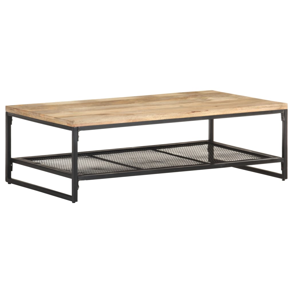 Salongbord 110x60x35 cm heltre mango
