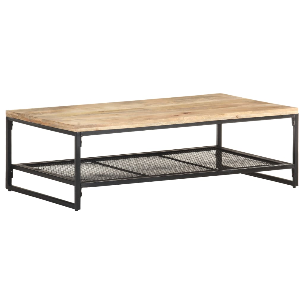 Salongbord 110x60x35 cm heltre mango