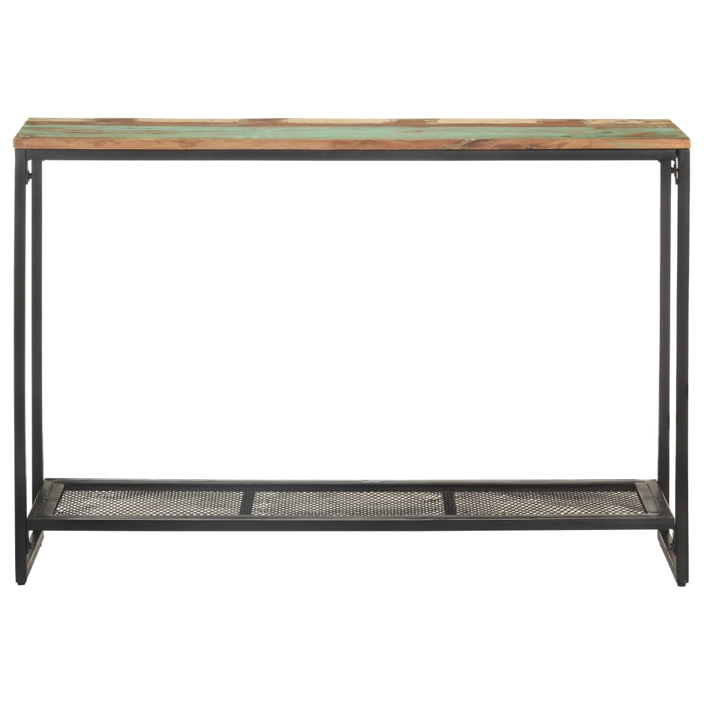 Konsollbord 110x35x75 cm gjenvunnet heltre