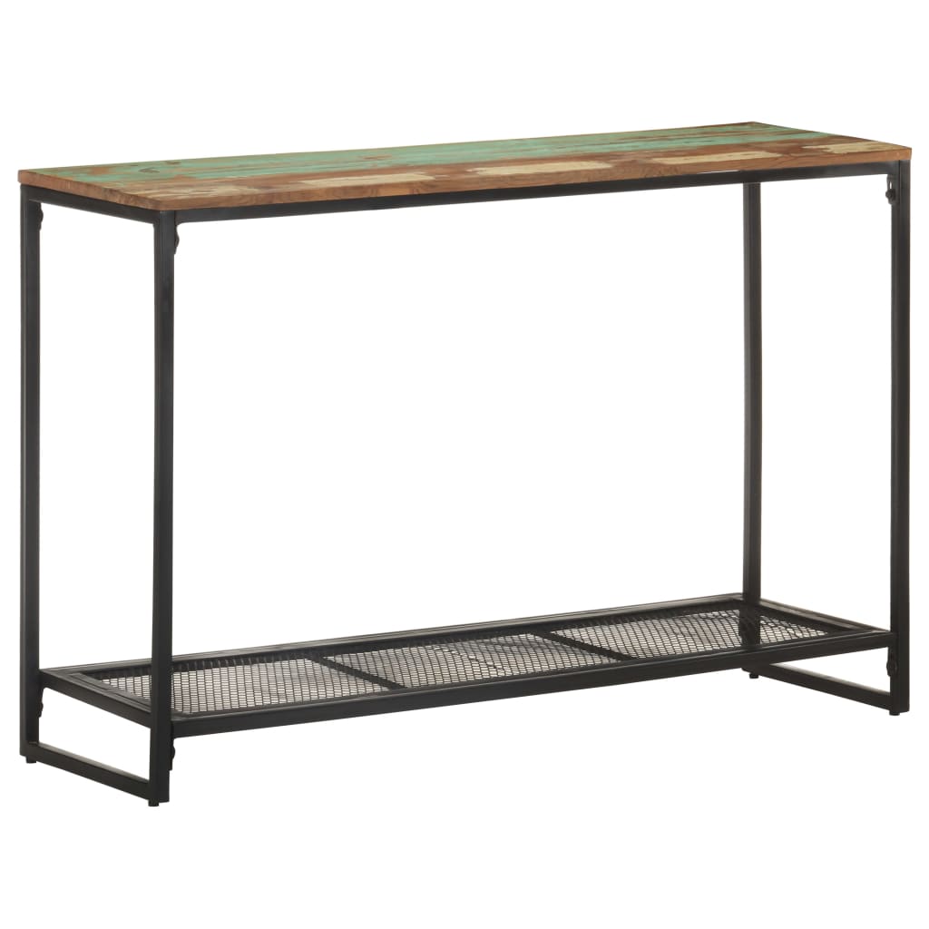 Konsollbord 110x35x75 cm gjenvunnet heltre