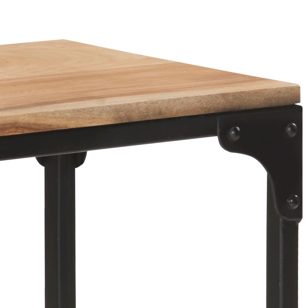 Konsollbord 110x30x75 cm heltre akasie
