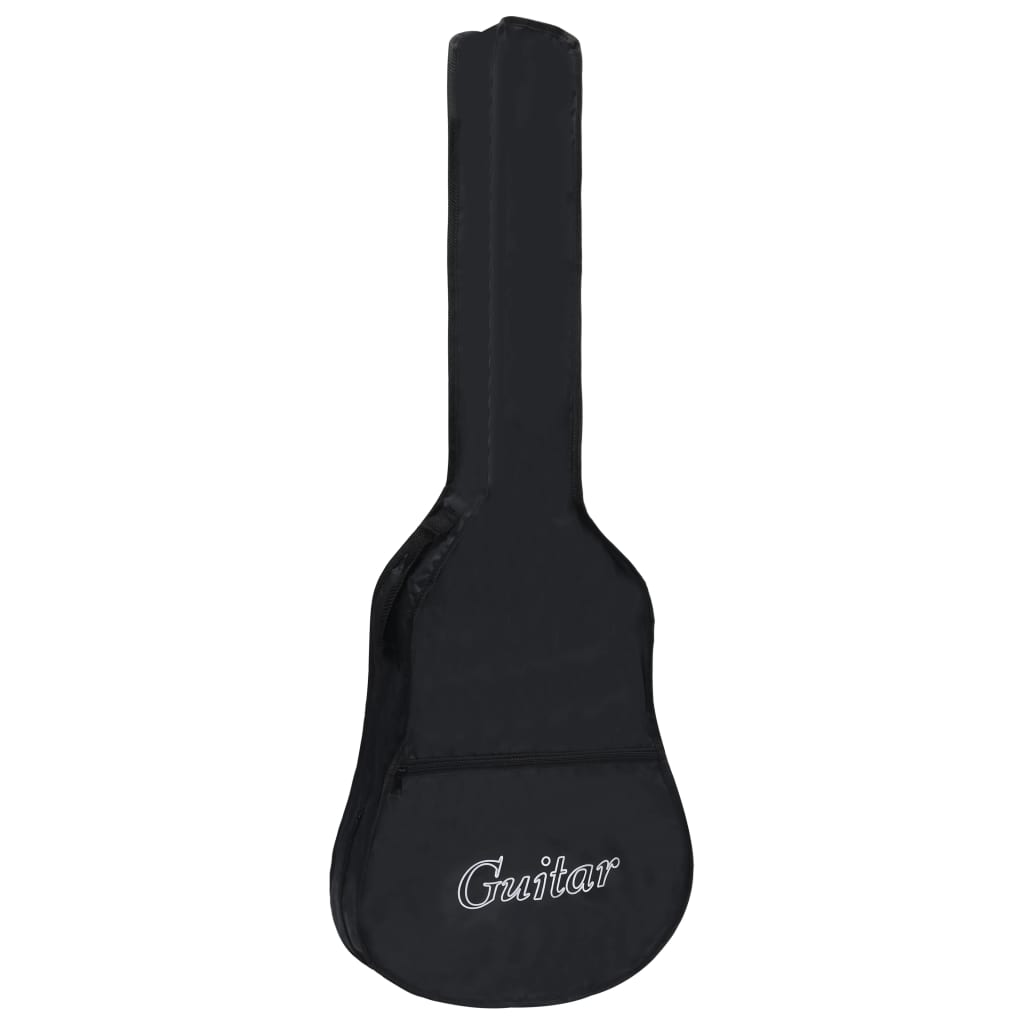 Klassisk gitar for nybegynnere med veske svart 3/4 36"