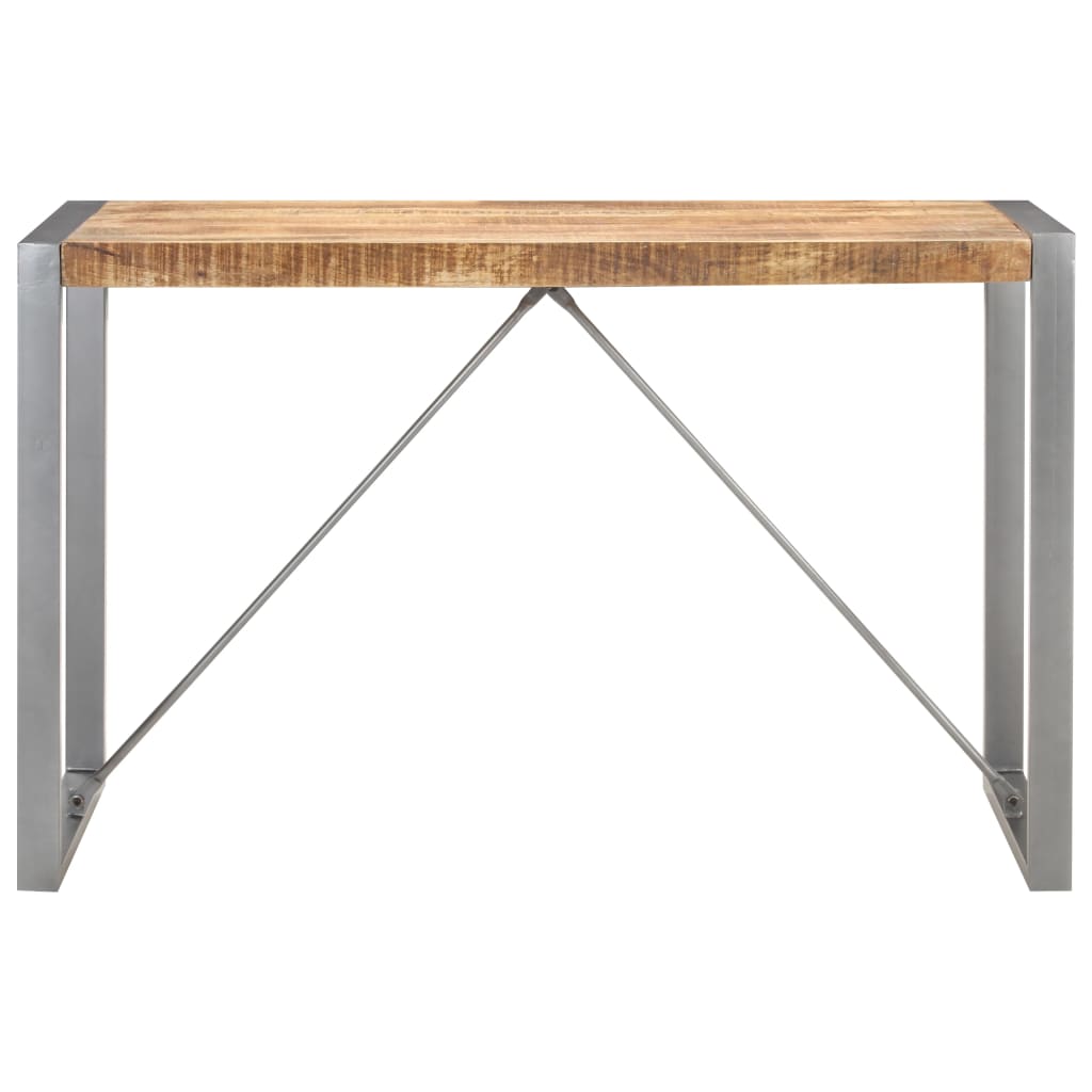 Spisebord 120x60x75 cm grov heltre mango