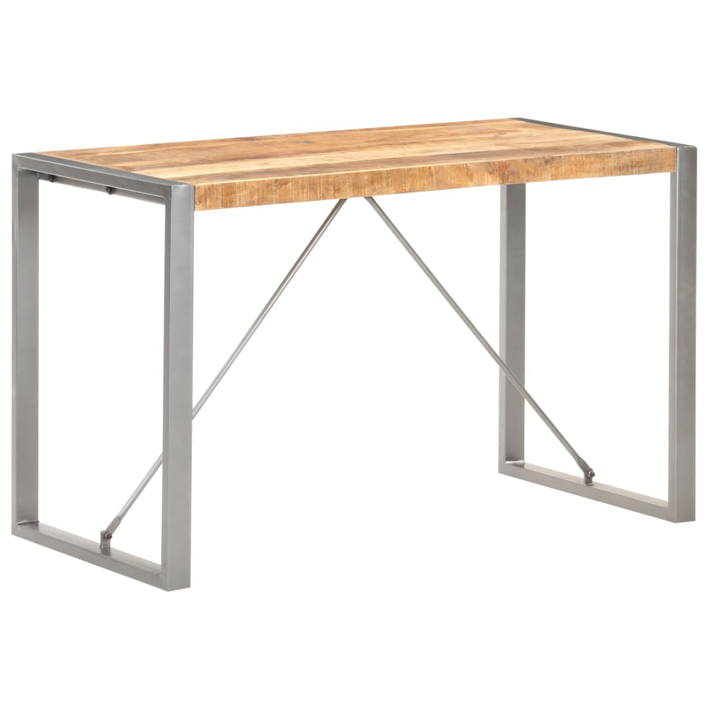 Spisebord 120x60x75 cm grov heltre mango