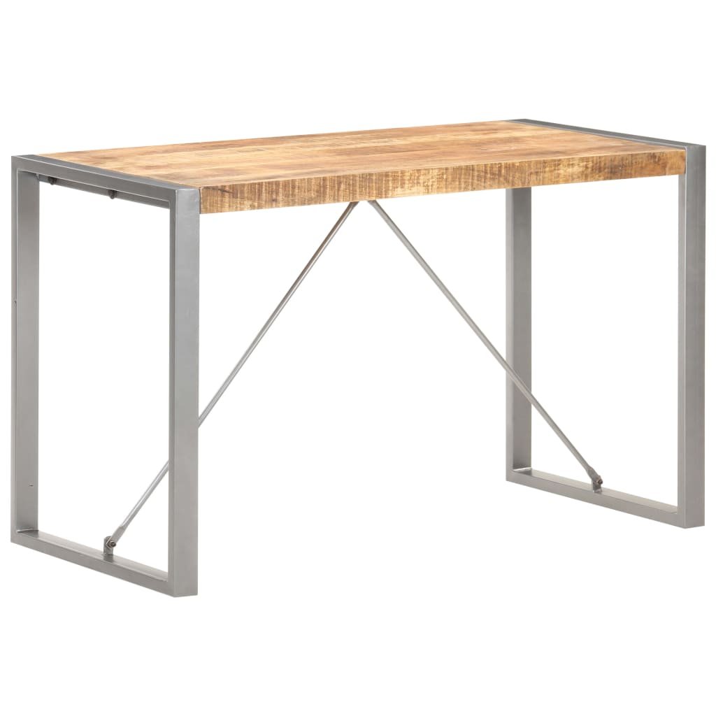Spisebord 120x60x75 cm grov heltre mango