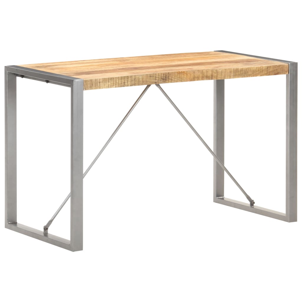 Spisebord 120x60x75 cm grov heltre mango