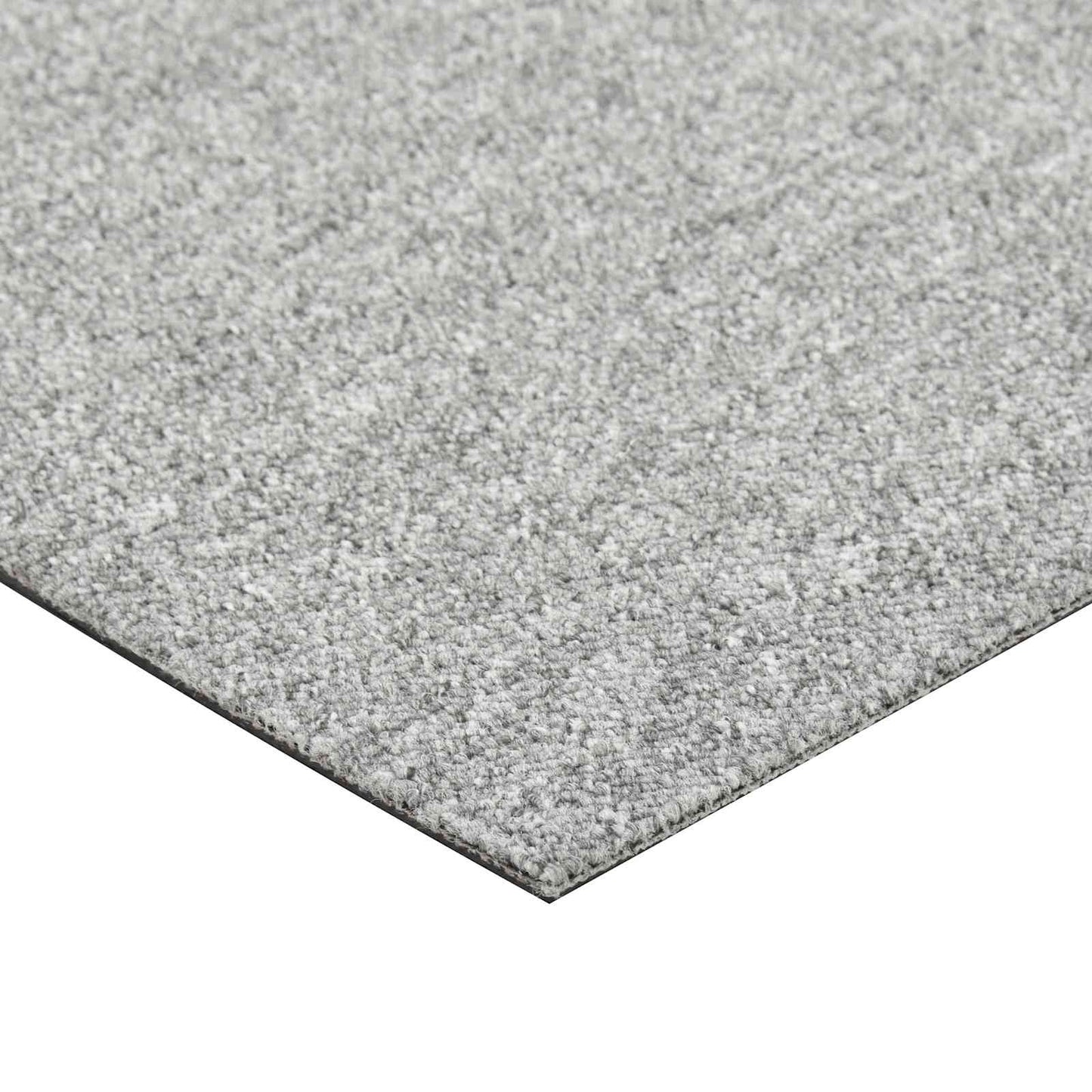Teppe 20 pcs Lysegrå 50 x 50 cm 100% Polypropylen
