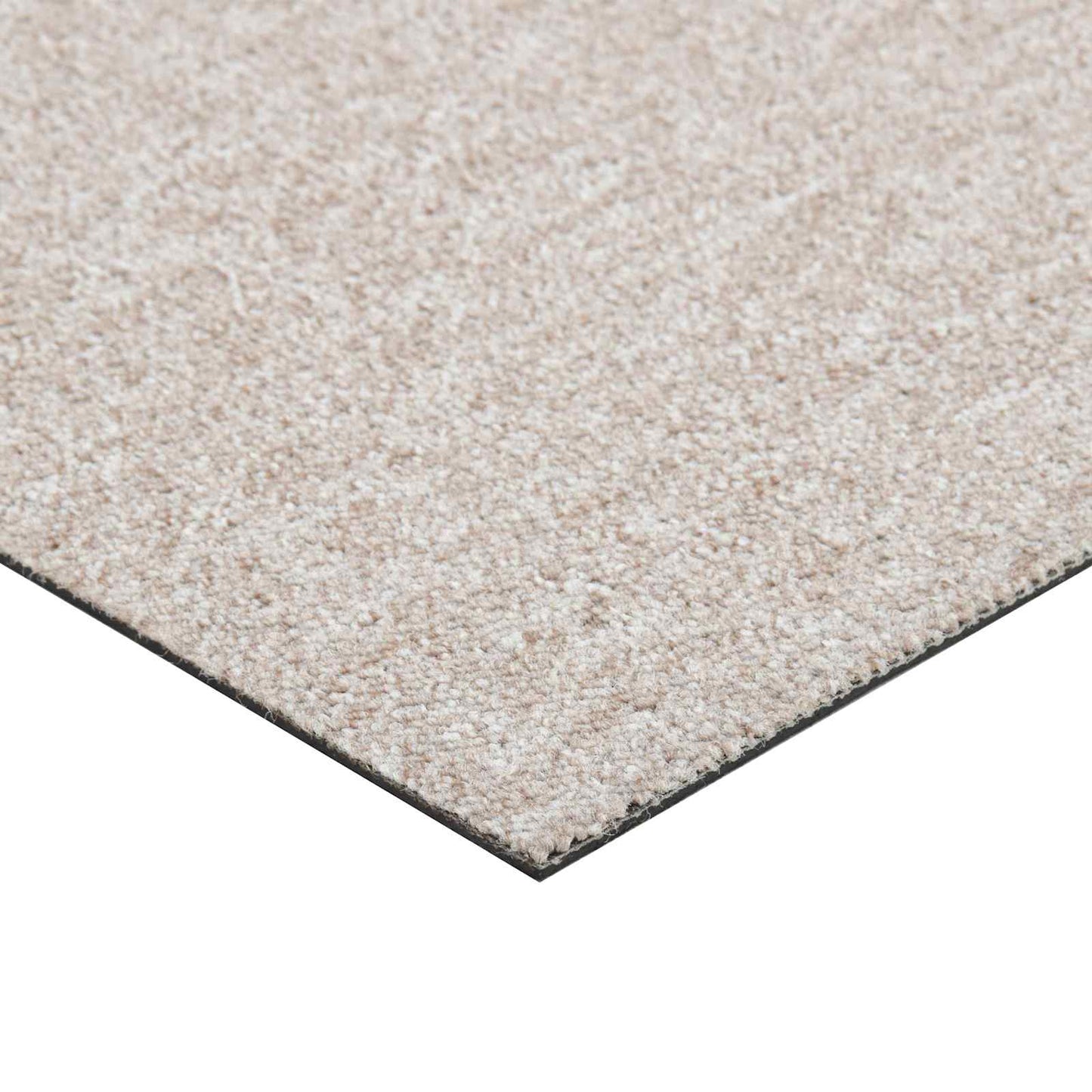 Teppe 20 pcs Lys beige 50 x 50 cm 100% Polypropylen
