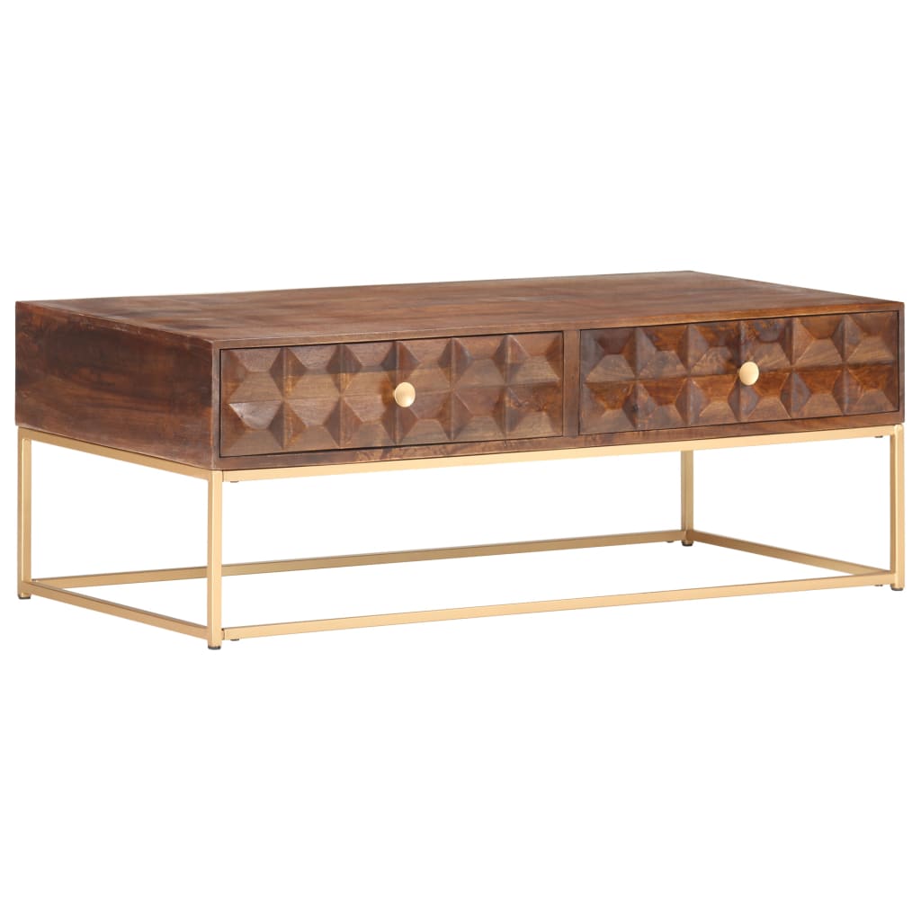 Salongbord 112x50x40 cm heltre mango