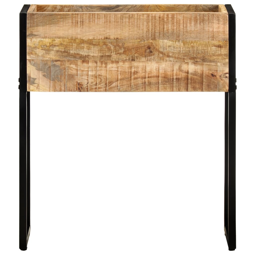 Plantekasse 60x20x68 cm grov heltre mango
