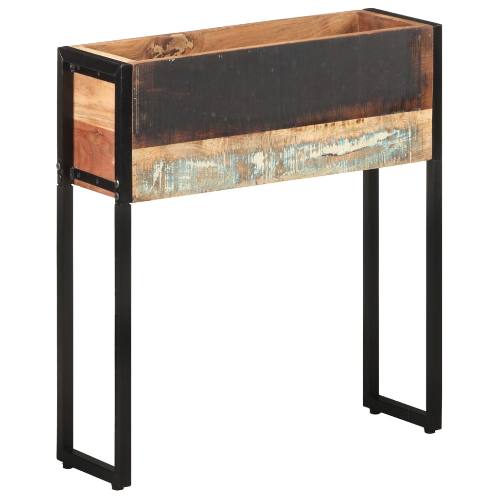 Blomsterkasse 60x20x68 cm gjenvunnet heltre