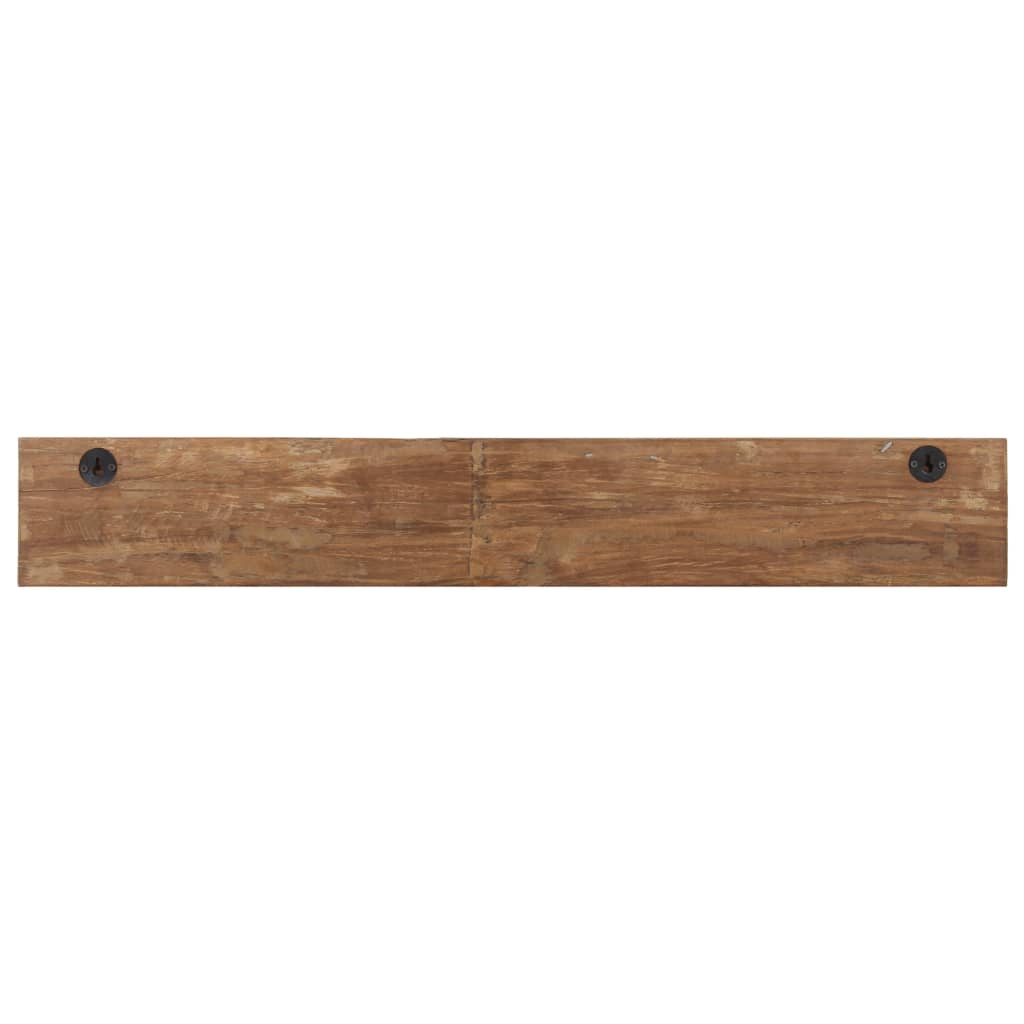 Knaggrekke med 5 kroker 100x2,5x15 cm gjenvunnet heltre