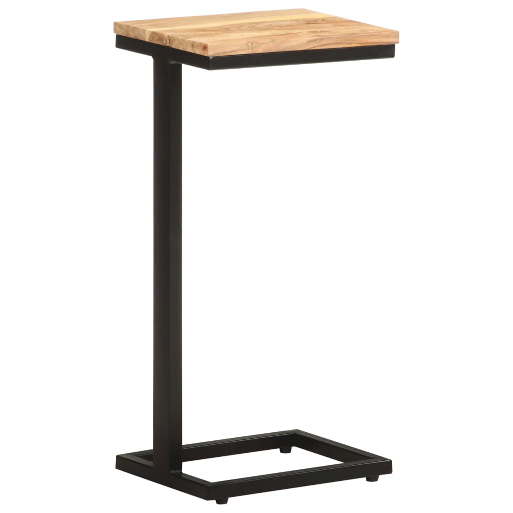 Sidebord 2 stk 31,5x24,5x64,5 cm heltre akasie