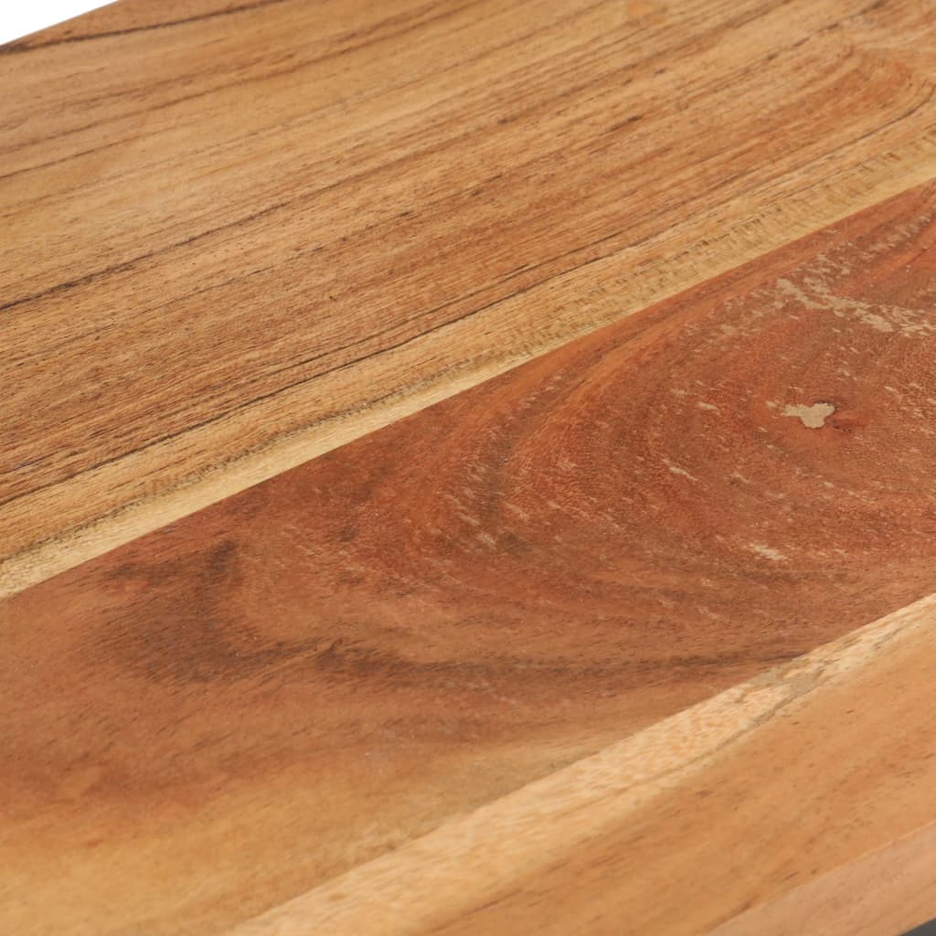 Sidebord 2 stk 31,5x24,5x64,5 cm heltre akasie