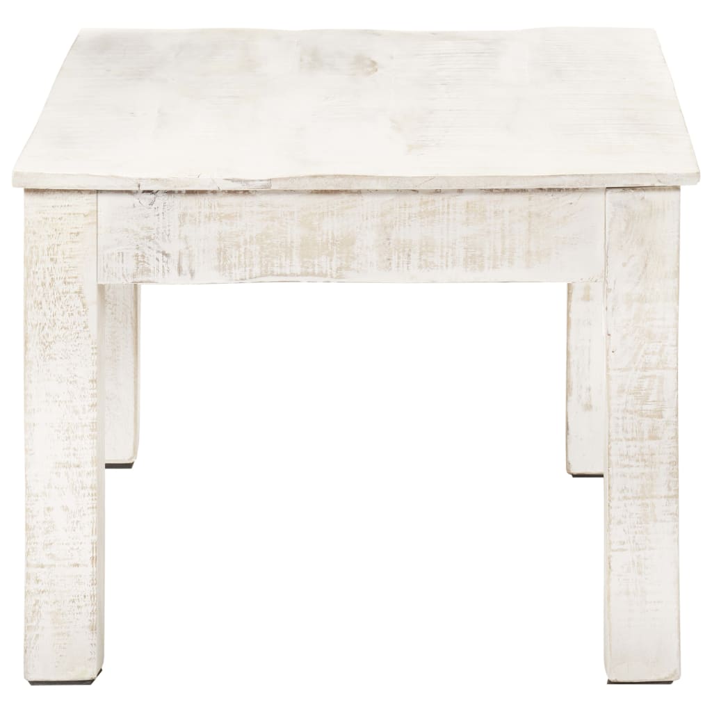 Salongbord hvit 110x60x45 cm heltre mango vidaXL