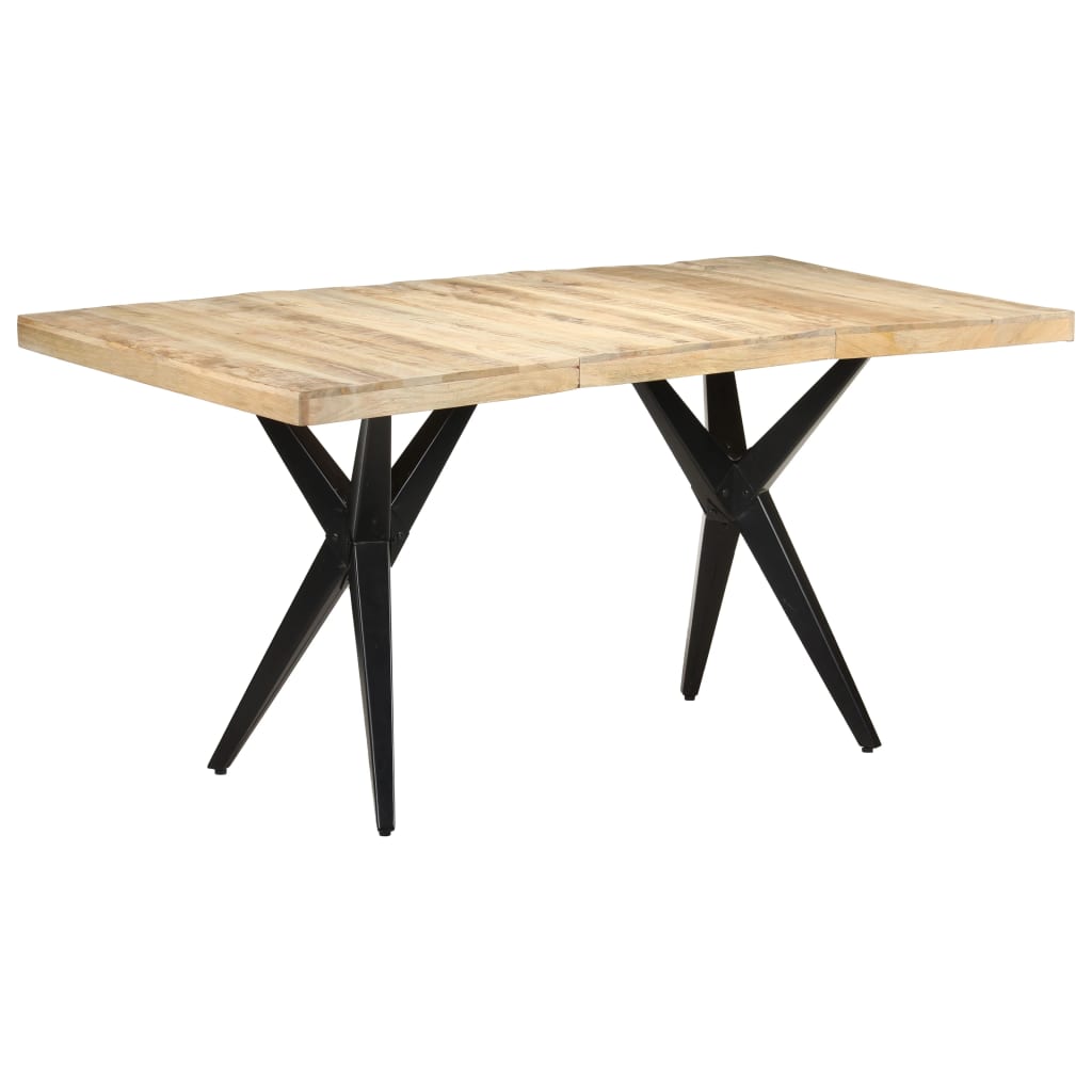 Spisebord 160x80x76 cm grovt mangotre