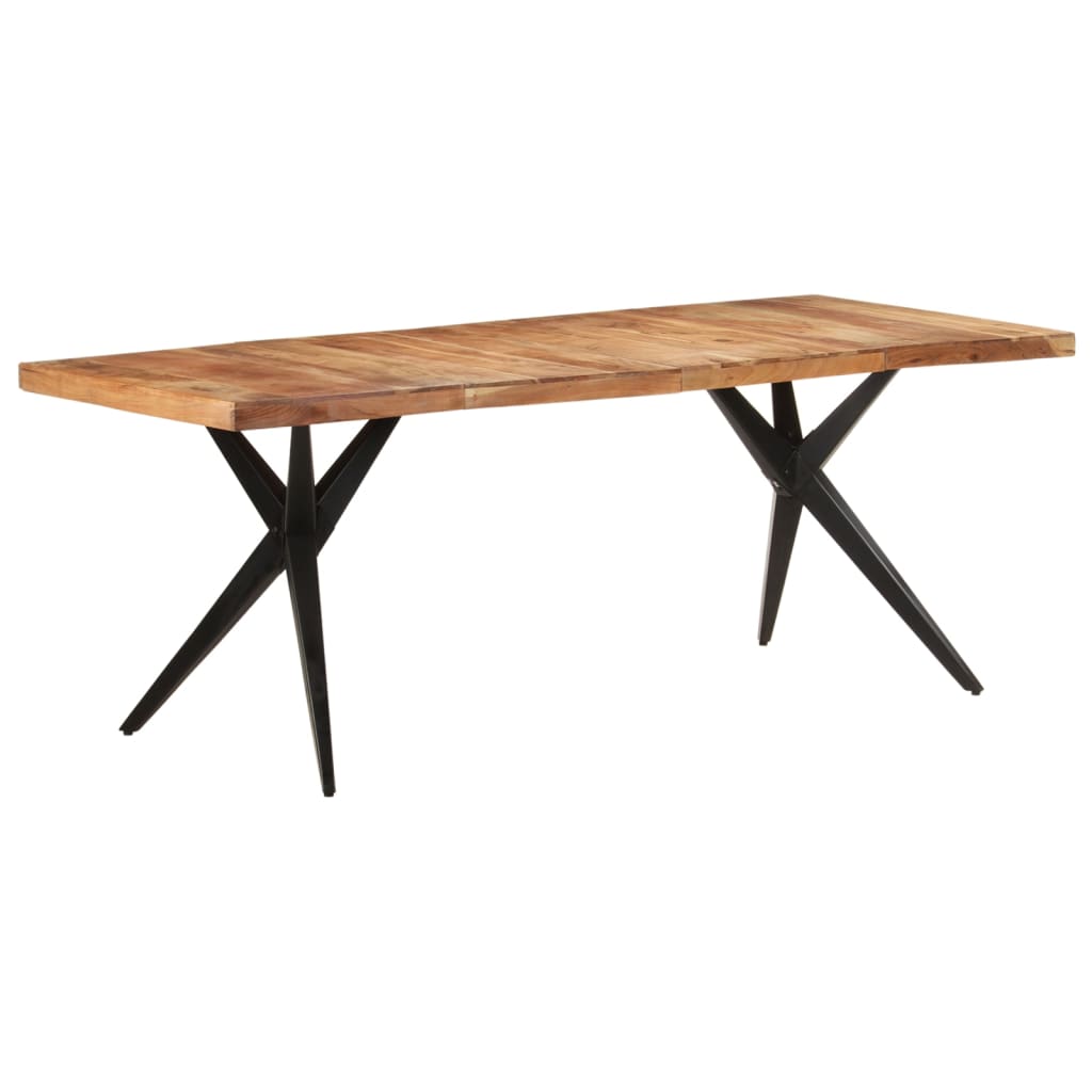 Spisebord 200x90x76 cm heltre akasie