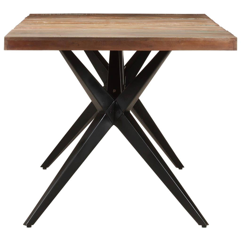 Spisebord 200x90x76 cm gjenvunnet heltre
