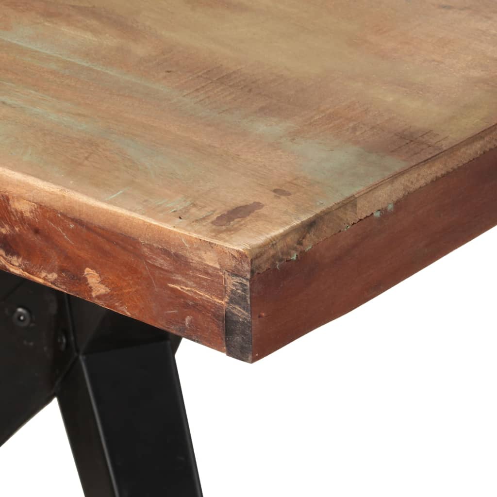 Spisebord 200x90x76 cm gjenvunnet heltre