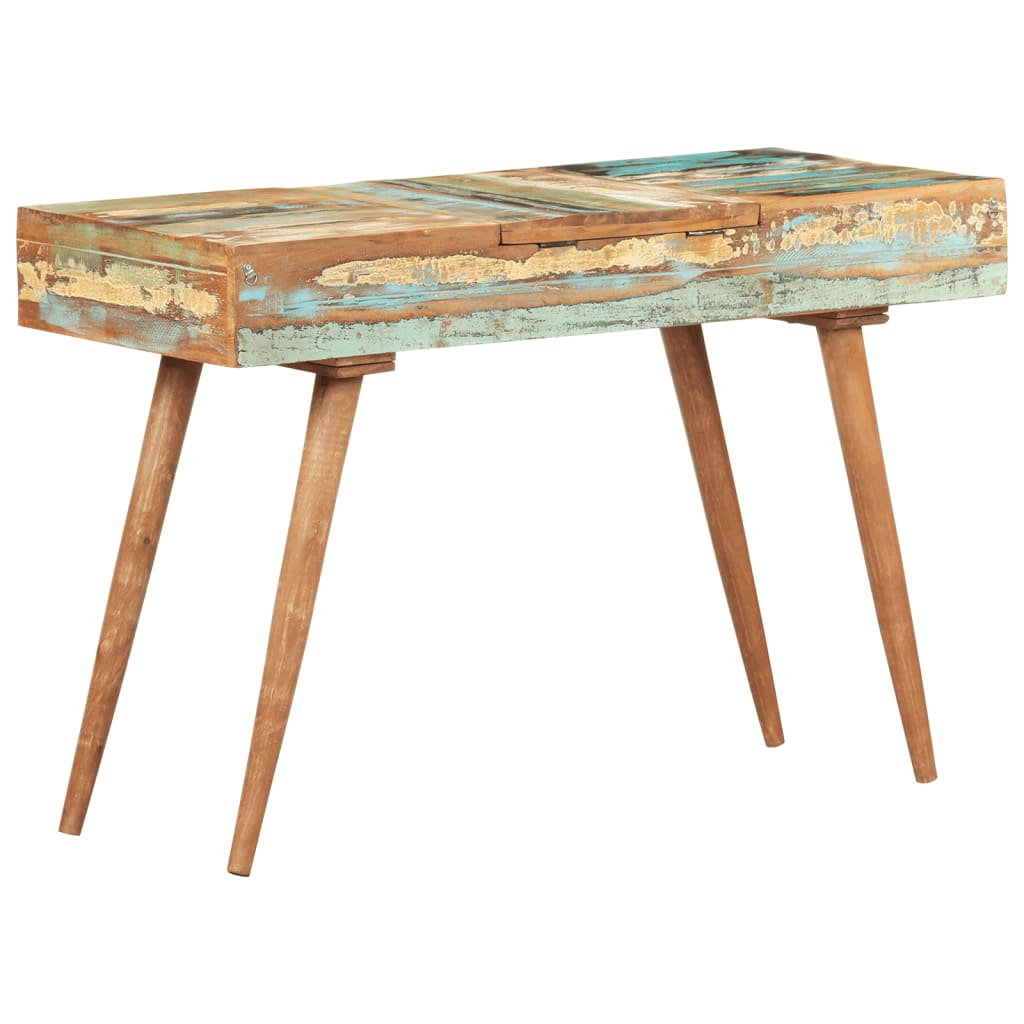 Sminkebord med speil 112x45x76 cm gjenvunnet heltre