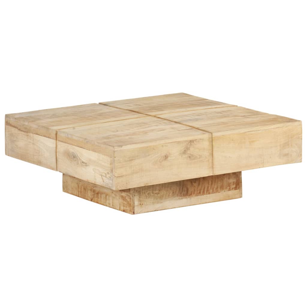Salongbord 80x80x28 cm heltre mango