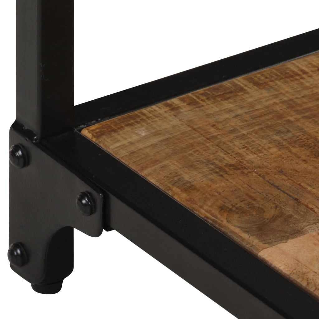 Salongbord 40x40x36 cm grov heltre mango