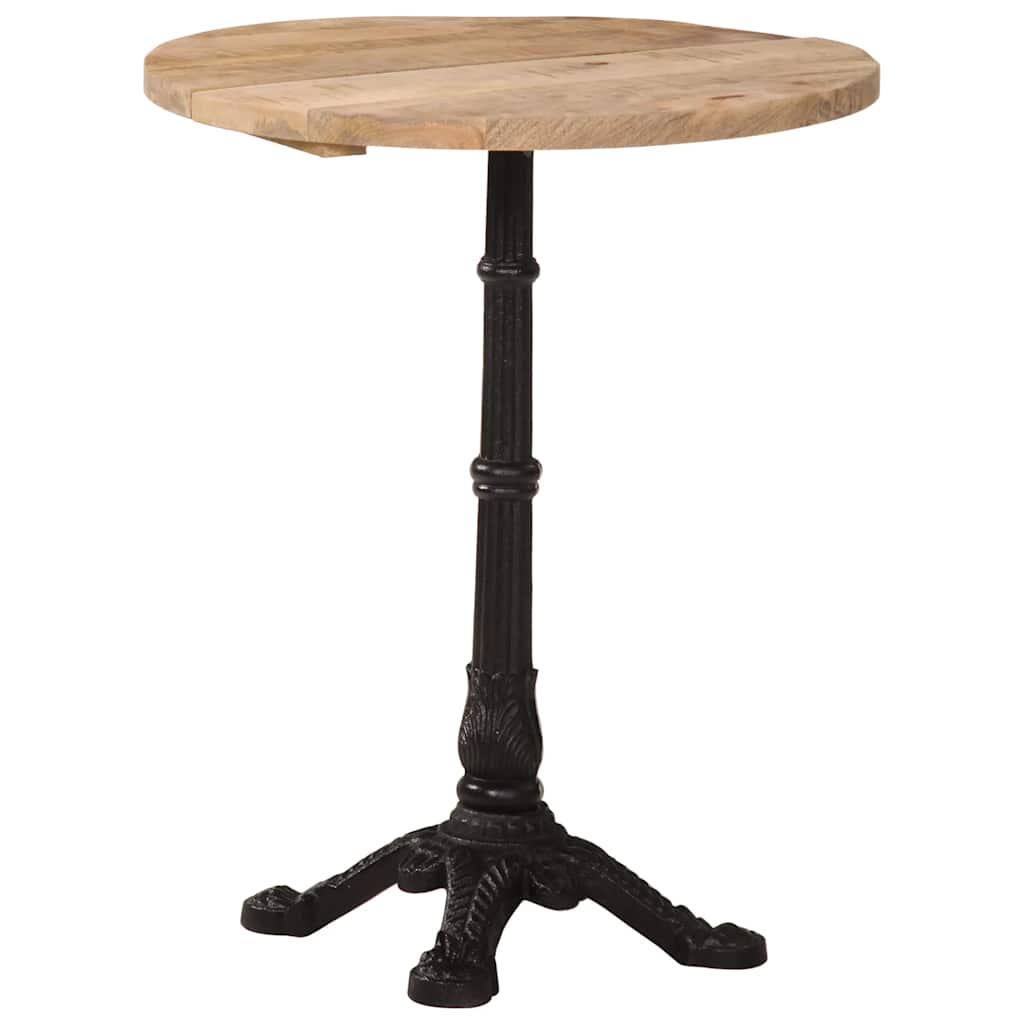 Bistrobord Ø60x76 cm grovt mangotre