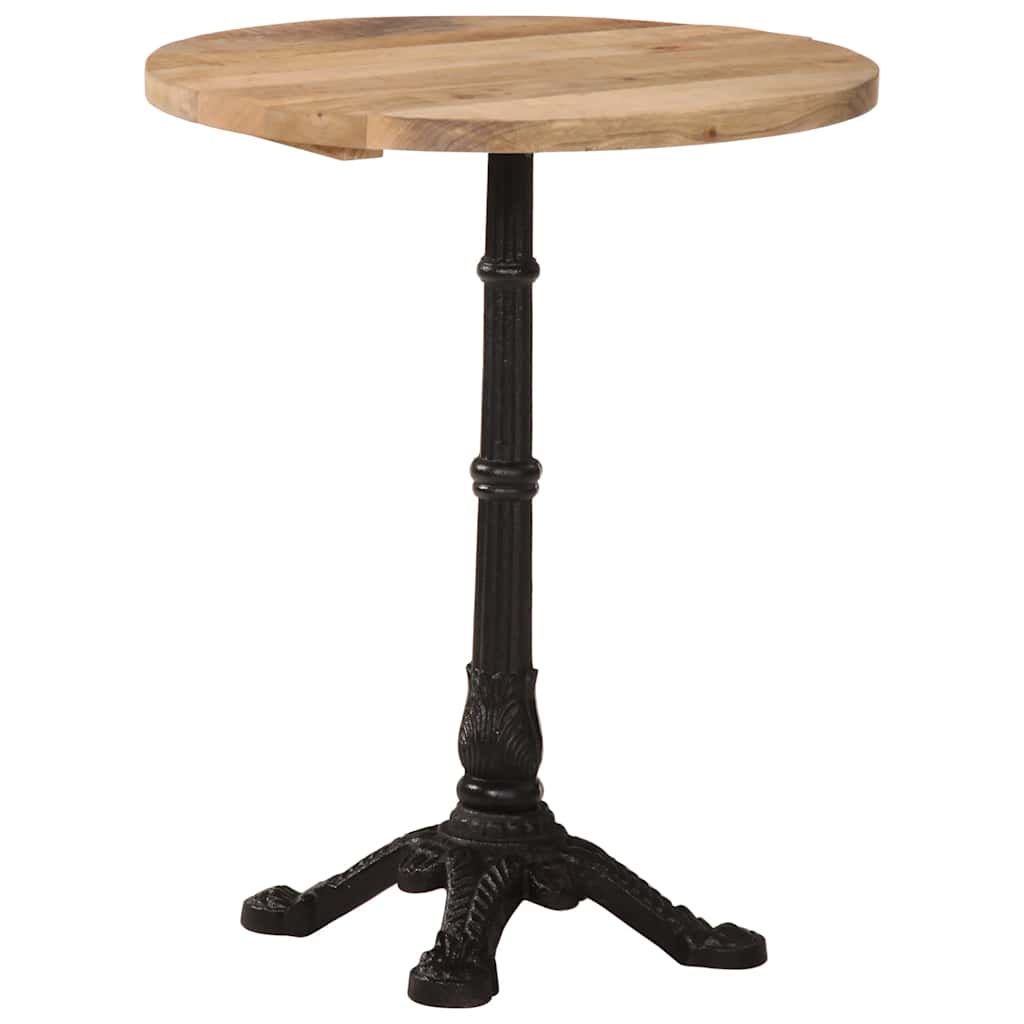 Bistrobord Ø60x76 cm grovt mangotre