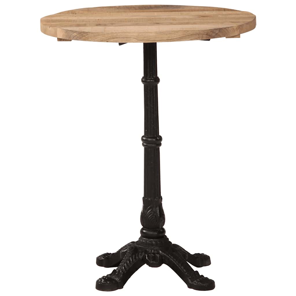 Bistrobord Ø60x76 cm grovt mangotre