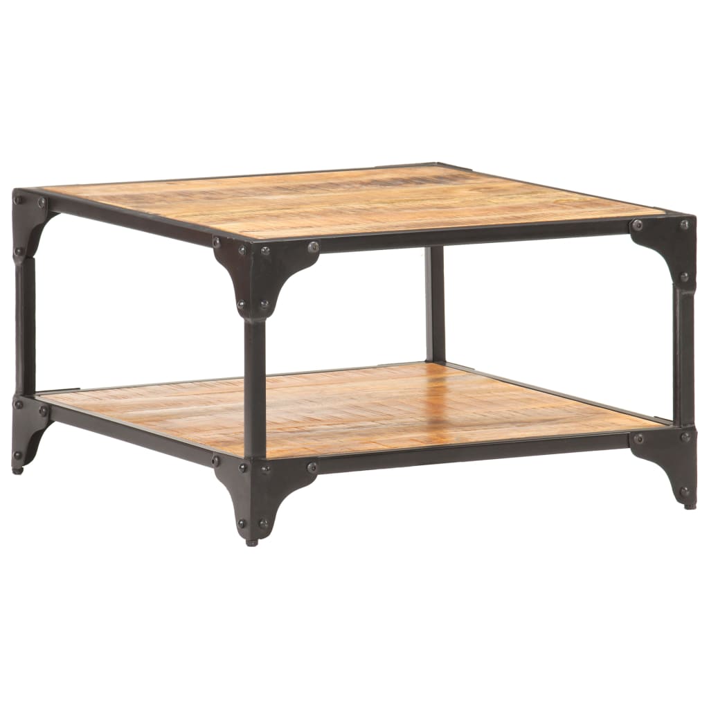 Salongbord 60x60x35 cm heltre mango